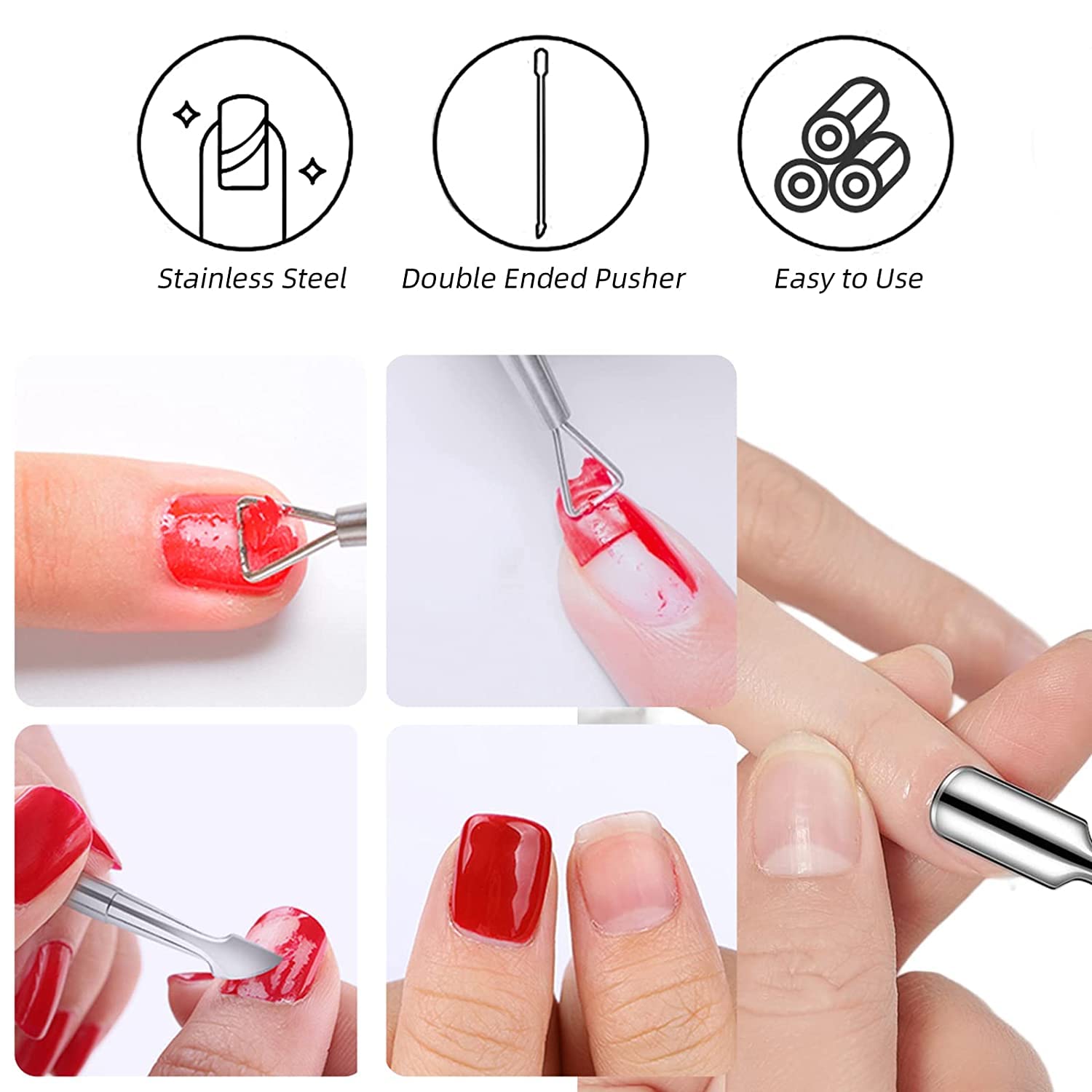 2Pcs Nail Soaking Bowl, Double Layer Manicure Bowls, Upgrade Thicken Acetone Soaking Bowls, Soak off Gel Polish Remover Bowl for Acrylic Nails - Image 5